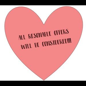 All reasonable offers will be considered!